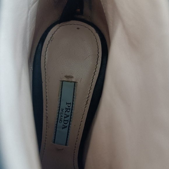 Prada Black suede  Boots ankle size 37 - Picture 5 of 15